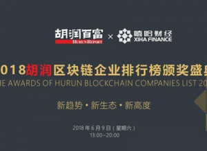2018胡润区块链企业排行榜颁奖盛典